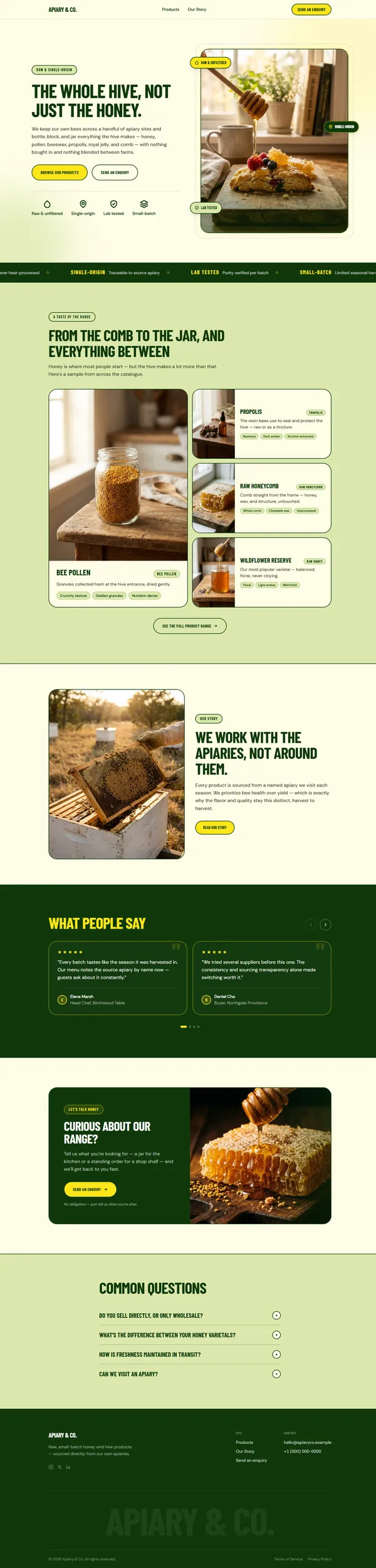 Apiary screenshot