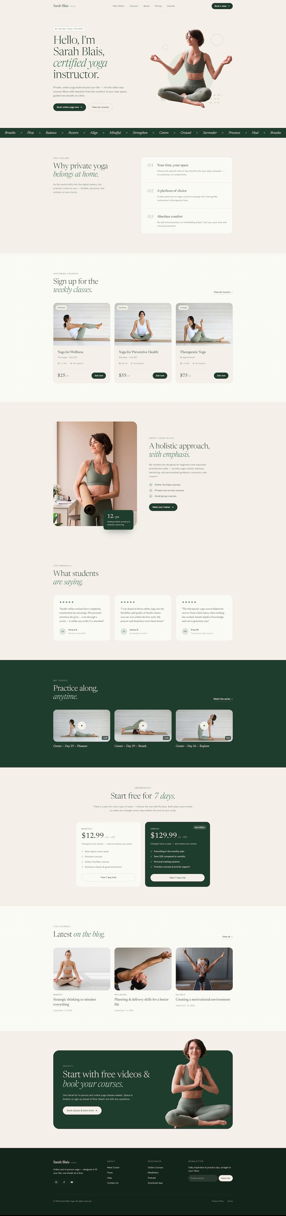 Free Template website